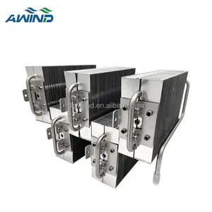 Stainless Steel Heat Sink Fanless Walter Cooler 320mm Water Cooling Plate Welded Counterflow Tubular Heat Exchanger