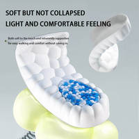 Semelle rehaussante Popcorn pour hommes, soutien de la voûte plantaire, respirante, 7/10, invisible pour femmes, anti-fatigue des pieds, rehausseur de hauteur