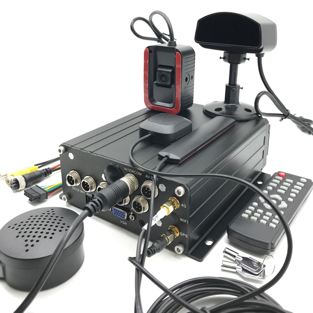AI ADAS BSD MDVR 4G GPS Dash Cam HDD Vehicle Safety Remote Monitoring System