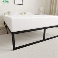 Cadre de lit en métal réglable Wayon, design modulaire pour chambre à coucher, hauteur et longueur personnalisables, Gome