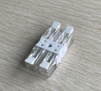 Connecteur rapide transparent à 2 broches avec levier, 4,0 mm², connecteurs de raccordement compacts, connecteur pour bande LED