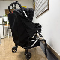 Hamac de siège léger pour extérieur, fixation pour poussette, hamac pratique pour bébé, hamacs pour bébé pour chariot de courses double