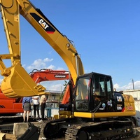 Excavatrice sur chenilles hydraulique Cat320D d'occasion du Japon pour Macao, modèle 2020, 21 tonnes, godet de 3 m, moteur de 110 kW, rapport fourni