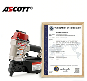ASCOTT CRN45A Herramienta Neumática Industrial y <span class=keywords><strong>de</strong></span> Bricolaje para Fijación <span class=keywords><strong>de</strong></span> Asfalto, Pistola <span class=keywords><strong>Clavadora</strong></span> <span class=keywords><strong>de</strong></span> Bobina <span class=keywords><strong>de</strong></span> Aire para Construcción, 120 Clavos, para Techos y Revestimientos - Product Image 5