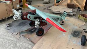 En gros Personnaliser Creative <span class=keywords><strong>Avion</strong></span> Modèle Échelle Pour La Maison Bar vintage décoration murale En Métal Modèle <span class=keywords><strong>Avion</strong></span> - Product Image 2