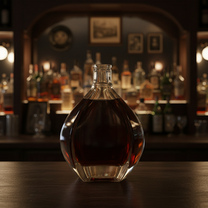 Bouteilles en verre de 500 ml et 700 ml, bouteilles en verre uniques en forme de larme, adaptées au brandy, au whisky, à la vodka - Product Image 6