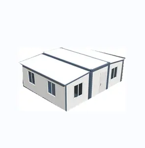 Hot Sale Ready To Living Container House 2 Bedroom Flat Pack Container House Extendable Prefab Container House Can meet all need