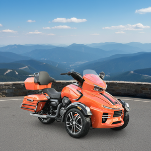 Motocyclette <span class=keywords><strong>Jonway</strong></span> YY400ZD-10 400cc, 4 temps, tricycle à marche arrière, pour adultes, 2 cylindres, rétro, essence, trois roues - Product Image 1