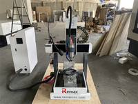Mini-machine de fraisage CNC pour le travail des métaux 300x400mm, routeur CNC 5 axes avec cadre en fer