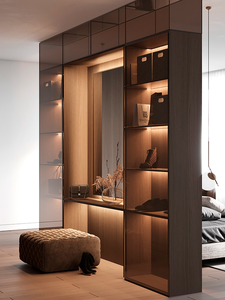 Armoires modernes personnalisées artisanales Portes Dressing Dressing Walk In Closet Organisation Idées de conception - Product Image 6