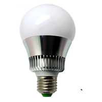 Ampoule LED intelligente E27 RGB, changement de couleur, 3W 5W, AC85-265V, télécommande sans fil, haute efficacité pour l'éclairage domestique