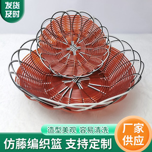 Collapsible <b>Plastic</b> Fruit <b>Basket</b> Bowl Storage Container For Kitchen Snack Organization 10 Series - Product Image 5