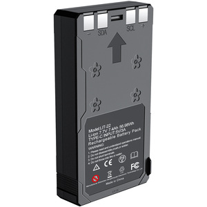 Paquete de Baterías Recargables LIT-22 7.7V 7.4Ah con Entrada Tipo C, Batería Portátil de Iones de Litio para Cámara de Caza - Product Image 1