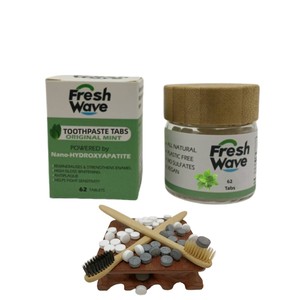 Comprimés de dentifrice naturels à base de plantes, sans fluor, saveur personnalisée, <span class=keywords><strong>anti</strong></span>-caries, blanchissant - Product Image 2
