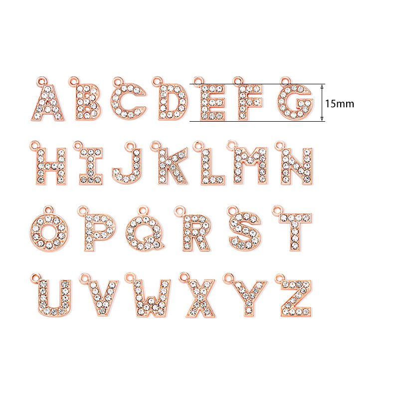 alloy 15mm rosegold
