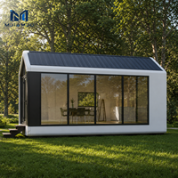 Maisonnette en acier pré-assemblée pour l'extérieur OEM/ODM, capsule mobile polyvalente pour hôtels et jardins, maisons conteneurs