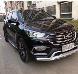 Kit de carrosserie de pare-chocs de voiture de haute qualité utilisation de pare-chocs avant et arrière pour Hyundai Santa Fe 2017-2018 - Product Image 3