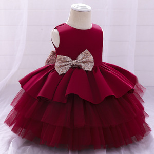 Di Modo sveglio Bello Del Bambino Delle Ragazze di Fiore Coda di Lavaggio Del Ricamo Del Vestito Di Compleanno Vestito Da Cerimonia Nuziale Della Principessa - Product Image 4