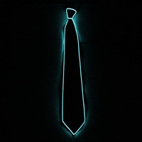 Ensemble de bretelles sans fil LED EL Light-Up Clignotant Imperméable Cravate en Soie Noeud Papillon Nouvelle Arrivée Festival Nouvel An Fête