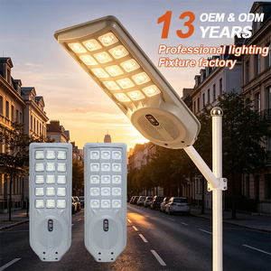 ผู้ผลิตโคมไฟถนน LED พลังงานแสงอาทิตย์แบบกำหนดเองพร้อมรีโมทควบคุมแสง รองรับโครงการปรับแต่งตามความต้องการ - Product Image 1