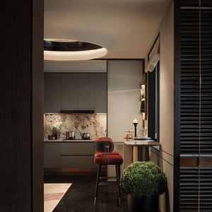 Meubles de maison modernes haut de gamme personnalisés, armoires en bois pour villas de luxe - Product Image 1