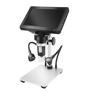 Microlong DM9 Portable Desktop Industrial Stereo Soldering Electronic 12M 8 LED HD 7 Inch LCD USB3.0 Certified DM9 <b>Microscopes</b> - Product Image 3