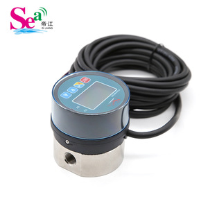 Medidor de Flujo de Aceite Digital de Acero Inoxidable, LCD Personalizable, Engranaje Ovalado para Gasolineras, Transmisión de Señal 485, Líquido Hall OEM - Product Image 2