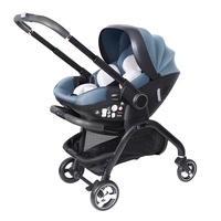 Kidilo Système de Voyage 3-en-1 Poussette Siège Auto Nouveau-né Pliable Deux Voies pour Bébés, Vente en Gros Transfrontalière