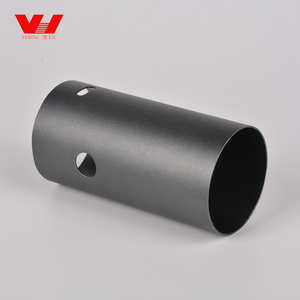 <span class=keywords><strong>Tube</strong></span> en alliage d'aluminium 6063 T5 anodisé, percé sur mesure par CNC, avec services de pliage/soudage/découpe, petit diamètre, forme ronde - Product Image 5