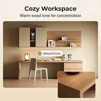 Bureaux d'étude portables multifonctionnels modernes, armoires à chaussures, design ergonomique, bois écologique, durable, gain de place, montage facile