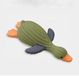 ของเล่นสุนัขรูปการ์ตูน มีเสียงบีบ ทนทานต่อการกัด ของเล่นเป็ดมีเสียงตลก ของเล่นสำหรับแมวและสุนัข ทำจากยาง - Product Image 4