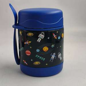 Boîte à lunch double couche pour enfants avec cuillère et petite marmite à soupe, thermos portable scellé sous vide pour cuisson lente - Product Image 5