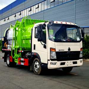 Prix de vente direct usine : véhicule de transport de 9 mètres cubes pour l'élimination des déchets de cuisine et de salle à manger, camion poubelle. - Product Image 1