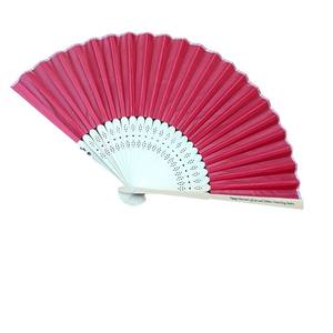 Abanico Plegable de Bambú Tallado a Mano, Arte Folclórico Tradicional, Ecológico, Regalo Promocional para Bodas y Fiestas - Product Image 6