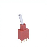 Interrupteur à bascule subminiature ON-ON 3 broches IP67 en plastique 3A pour instruments de musique et modèles d'avions