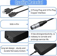 Adaptateur d'alimentation CA CC 12V 10A avec connecteur femelle Neutrix XLR à 4 broches pour appareils photo professionnels