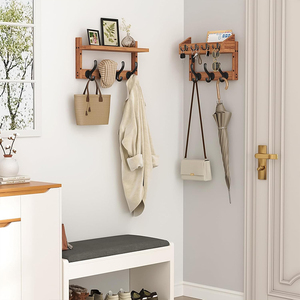 WDF Home - <span class=keywords><strong>Perchero</strong></span> de Madera para Colgar Llaves, Soporte para Abrigos, Gancho para Correo, para Montar en la Pared, Porta Llaves de Pared - Product Image 6