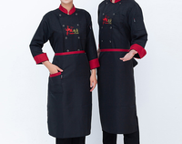 Vêtements de chef lavables de haute qualité HBC, manches courtes, vêtements de cuisine, uniforme de restaurant, boulangerie, pour femmes et hommes