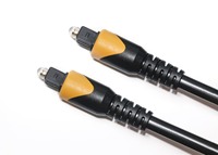 Câble audio optique numérique Toslink 5,0 mm avec gaine en PVC et coque métallique 1M, 2M, 3M ou 5M pour enceintes et moniteurs