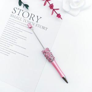 JC JC082-A Multi-Color Smooth Handmade Patch Beaded <b>Pen</b> Long-lasting DIY Ballpoint <b>Pen</b> with Loose Beads for Small Gifts - Product Image 6