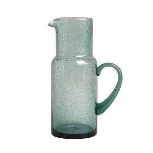 Einfarbige Blase Glas Karaffe Glas Krug Wasser flasche Glas Krug