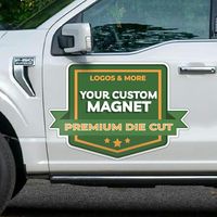 Autocollant magnétique pour voiture personnalisé avec impression UV, résistant aux UV, imperméable, 18x24 pouces, multicolore, pour la publicité immobilière, pour camionnette