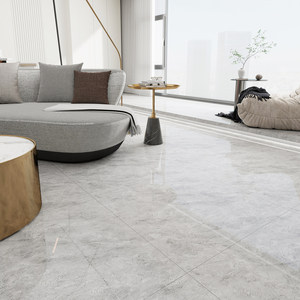 Carreaux <span class=keywords><strong>de</strong></span> sol en céramique pleine masse effet marbre du Guangdong 800x800mm, design moderne, surface émaillée antidérapante, haute absorption d'eau, brillants - Product Image 2