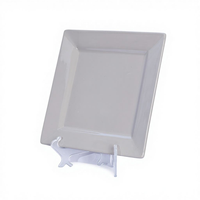 Service de table en grès classique gris glacé de luxe, 4 pièces, compatible avec le four à micro-ondes, compatible avec le lave-vaisselle, assiettes et bols pour la salle à manger à domicile