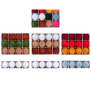 12 piezas de alta calidad DIY árbol de Navidad decoración bola colgante accesorios transfronterizo colorido flocado bola ornamento conjunto - Product Image 5