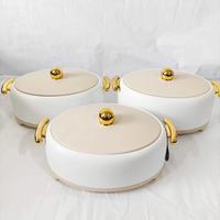 Ensemble de 3 pièces pour chauffe-aliments chauffants de 1,5L + 2L + 2,5L Ensemble de récipients de stockage d'aliments