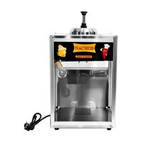 Vitrine chauffante pour snacks OEM ODM en verre transparent, corps en acier inoxydable facile à nettoyer, incubateur pour chips