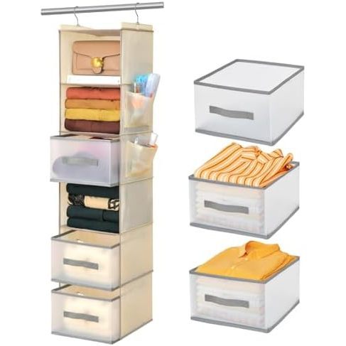 6-shelf -Beige
