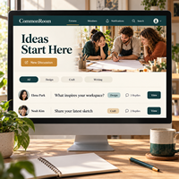 Pengembangan Situs Web Forum Komunitas Online Premium untuk Web dan Mobile dengan Papan Diskusi, Profil Pengguna, dan Moderasi LionCreate