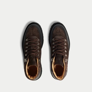 VOGU Stivaletto da <span class=keywords><strong>Uomo</strong></span> in Pelle Scamosciata Stile Retrò con Lacci, Antiscivolo, Traspirante e Leggero per Autunno Inverno - Product Image 3